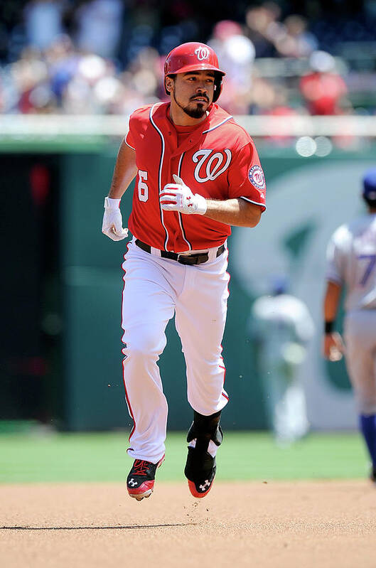 American League Baseball Art Print featuring the photograph Anthony Rendon #1 by Greg Fiume
