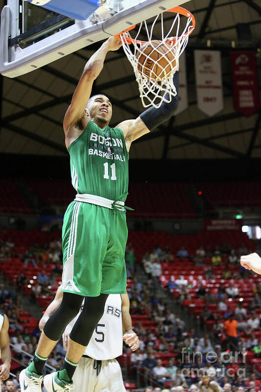 Jayson Tatum Art Print featuring the photograph Jayson Tatum #1 by Melissa Majchrzak