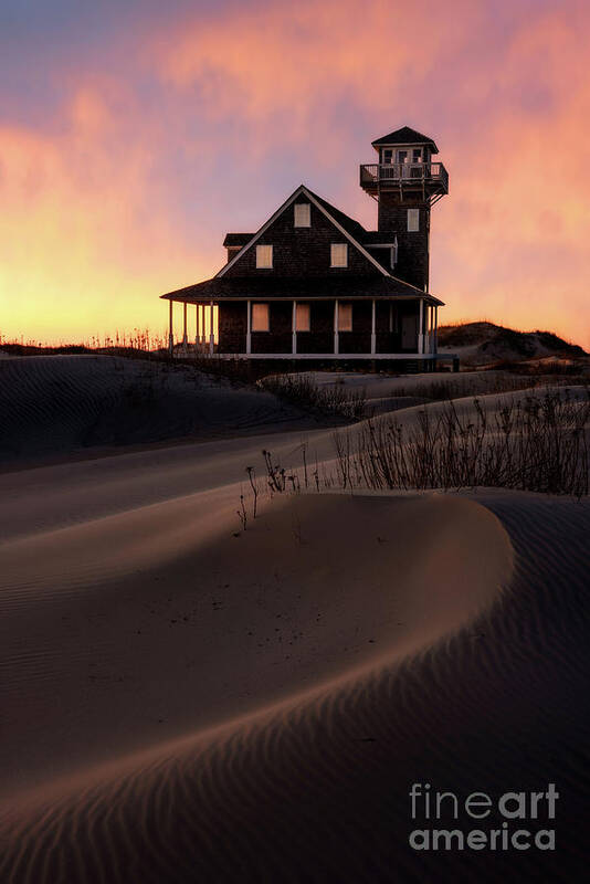 Outer Banks Art Print featuring the photograph Light and Shadow #1 by Anthony Heflin