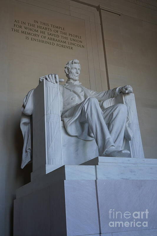  Art Print featuring the photograph Lincoln Memorial #1 by Annamaria Frost