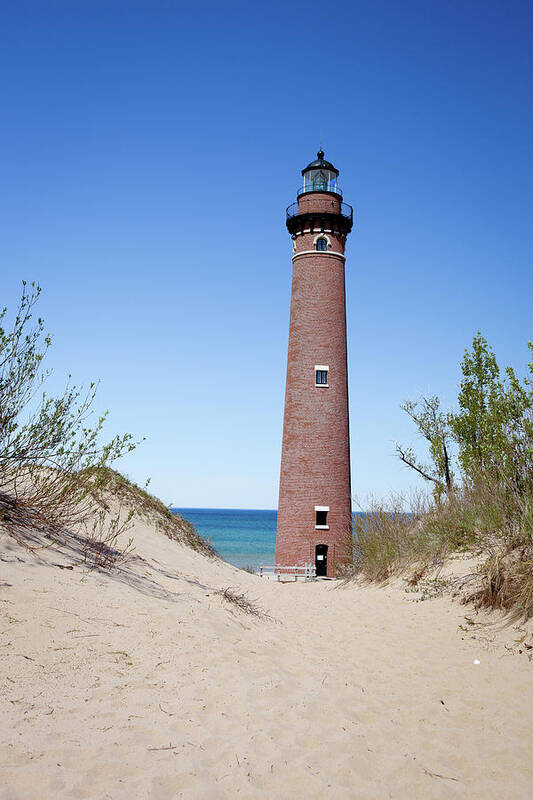 Lighthouse Art Print featuring the photograph Little Sable Point Lighthouse #1 by Rich S