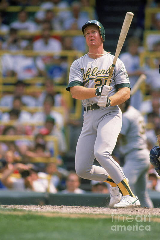 1980-1989 Art Print featuring the photograph Mark Mcgwire #1 by Ron Vesely