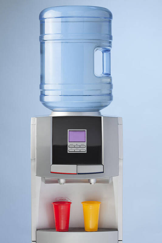 Purity Art Print featuring the photograph Modern water cooler #1 by Fursov Aleksey