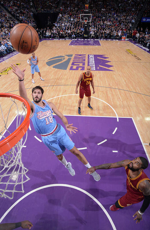 Nba Pro Basketball Art Print featuring the photograph Omri Casspi by Rocky Widner