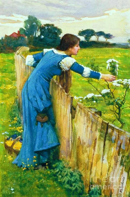 Spring Art Print featuring the painting Spring #1 by John William Waterhouse