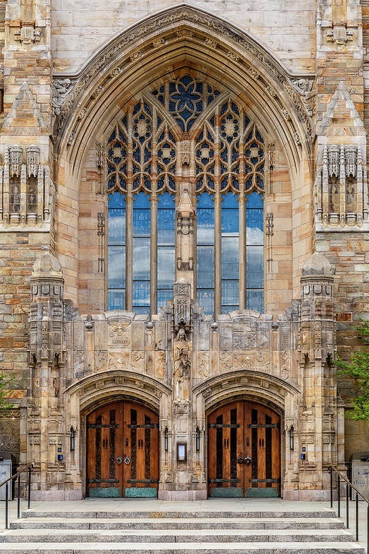 Yale Art Print featuring the photograph Yale University Sterling Library II by Susan Candelario