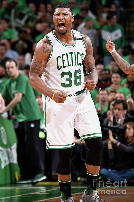 Marcus Smart Art Print featuring the photograph Marcus Smart by Brian Babineau