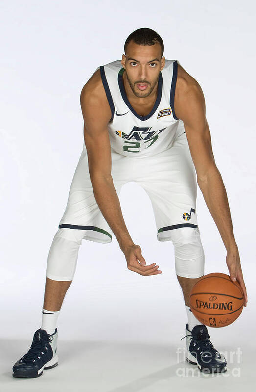 Rudy Gobert Art Print By Melissa Majchrzak