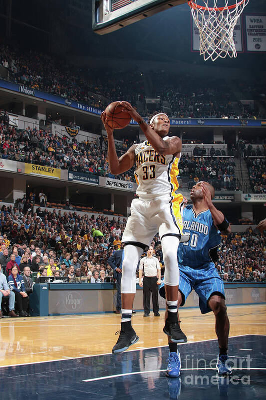 Myles Turner Art Print featuring the photograph Myles Turner #17 by Ron Hoskins