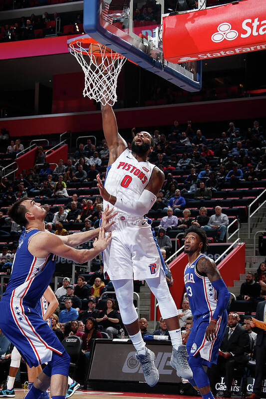 Andre Drummond Art Print featuring the photograph Andre Drummond #2 by Brian Sevald