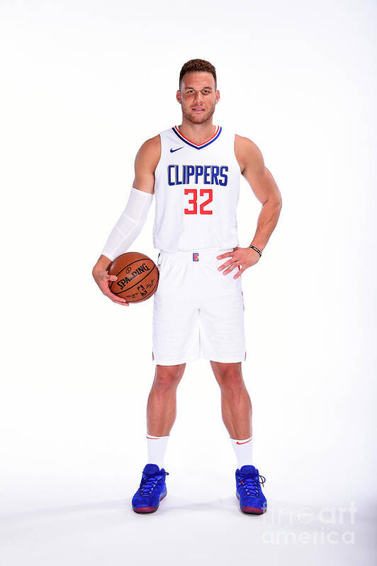 Media Day Art Print featuring the photograph Blake Griffin by Juan Ocampo