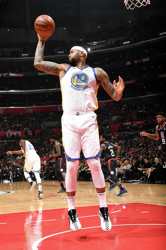 Demarcus Cousins Art Print featuring the photograph Demarcus Cousins #2 by Andrew D. Bernstein