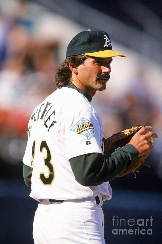 1980-1989 Art Print featuring the photograph Dennis Eckersley by Ron Vesely
