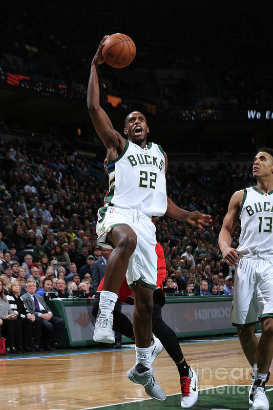 Khris Middleton Art Print featuring the photograph Khris Middleton #2 by Gary Dineen