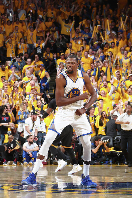 Playoffs Art Print featuring the photograph Kevin Durant by Nathaniel S. Butler