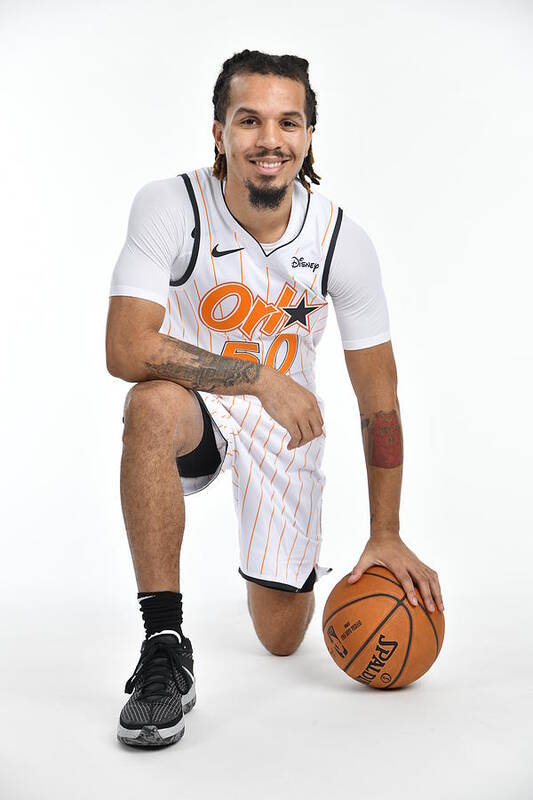Cole Anthony Art Print featuring the photograph 2020-2021 Orlando Magic Content Day by Fernando Medina