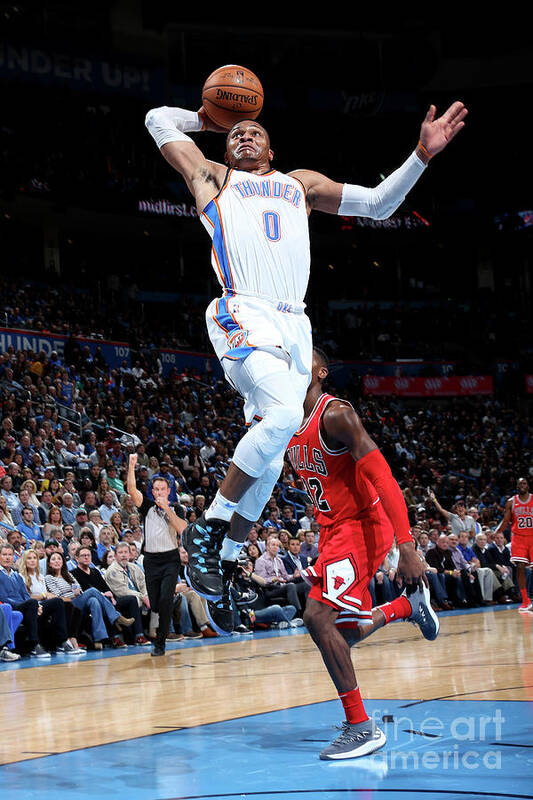 Russell Westbrook Art Print featuring the photograph Russell Westbrook #22 by Layne Murdoch