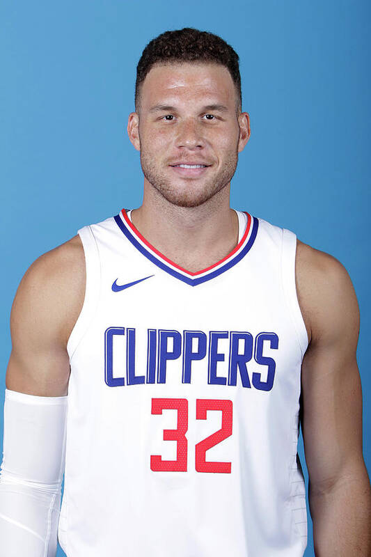 Media Day Art Print featuring the photograph Blake Griffin by Juan Ocampo