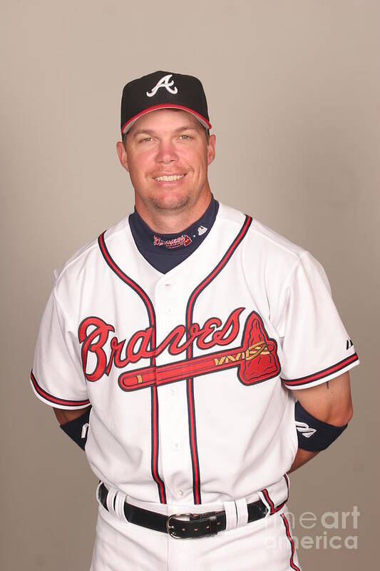 Media Day Art Print featuring the photograph Chipper Jones by Tony Firriolo