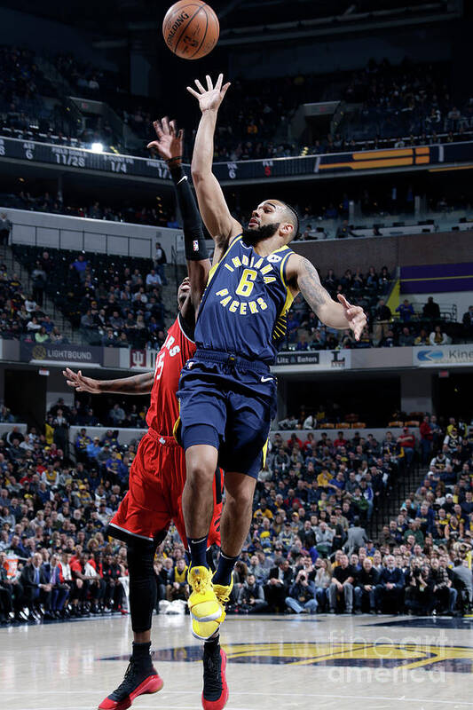 Cory Joseph Art Print featuring the photograph Cory Joseph #3 by Ron Hoskins