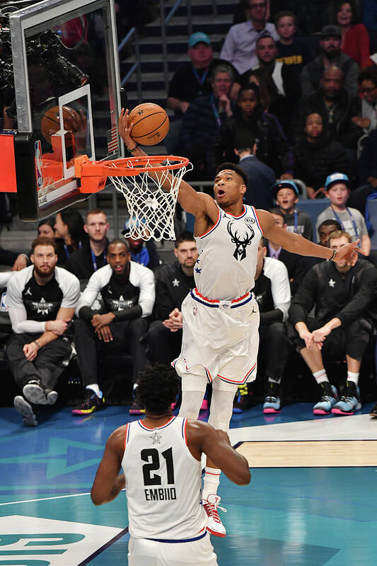 Giannis Antetokounmpo Art Print featuring the photograph Giannis Antetokounmpo #3 by Jesse D. Garrabrant