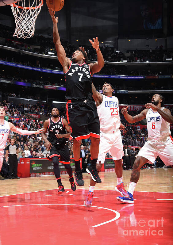Kyle Lowry Art Print featuring the photograph Kyle Lowry by Andrew D. Bernstein