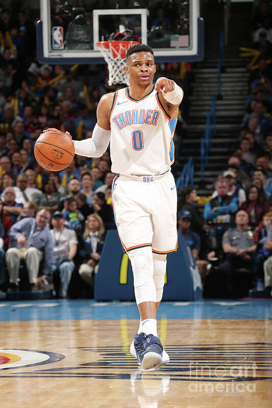 Russell Westbrook Art Print featuring the photograph Russell Westbrook #30 by Layne Murdoch