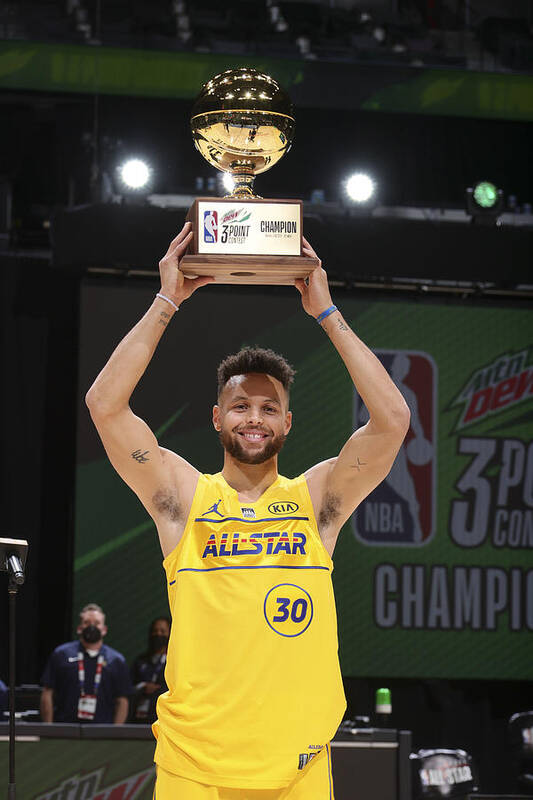 Stephen Curry Art Print featuring the photograph Stephen Curry by Nathaniel S. Butler