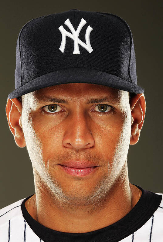 Media Day Art Print featuring the photograph Alex Rodriguez by Al Bello