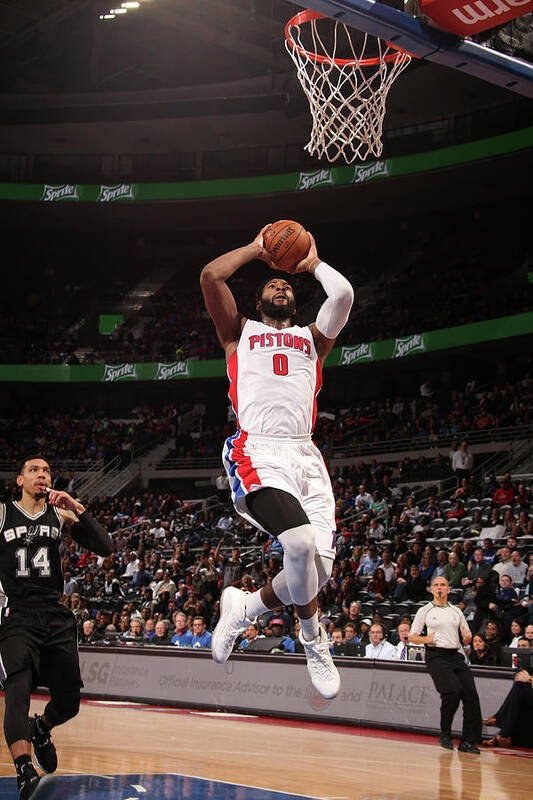 Andre Drummond Art Print featuring the photograph Andre Drummond #4 by Brian Sevald
