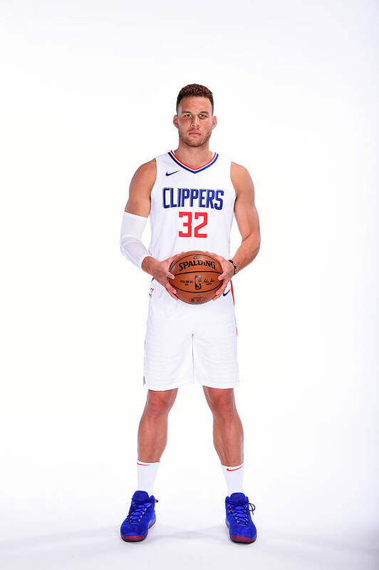 Media Day Art Print featuring the photograph Blake Griffin #4 by Juan Ocampo
