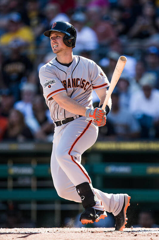 American League Baseball Art Print featuring the photograph Buster Posey #4 by Rob Tringali