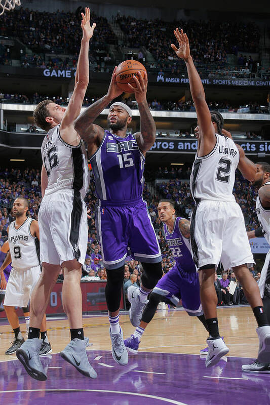 Demarcus Cousins Art Print featuring the photograph Demarcus Cousins #4 by Rocky Widner