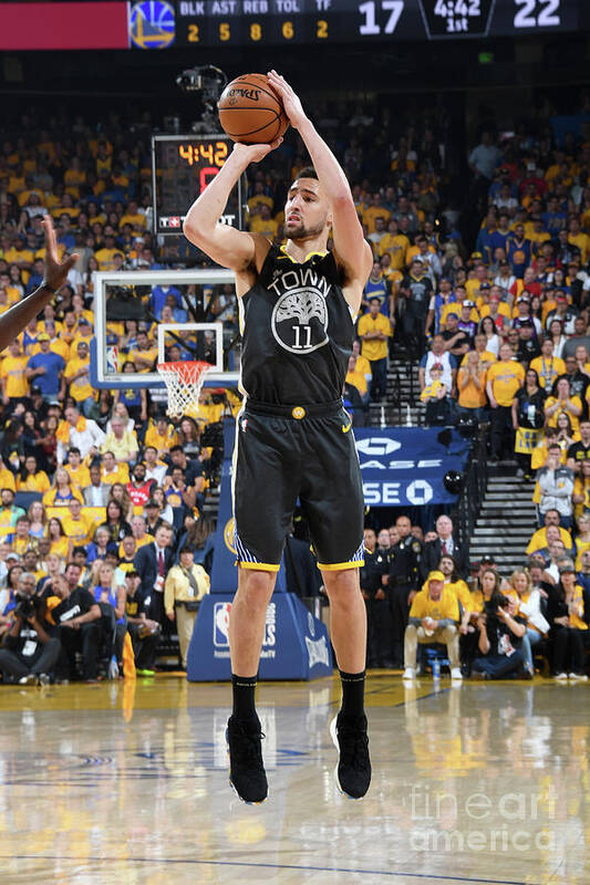 Klay Thompson Art Print featuring the photograph Klay Thompson by Andrew D. Bernstein