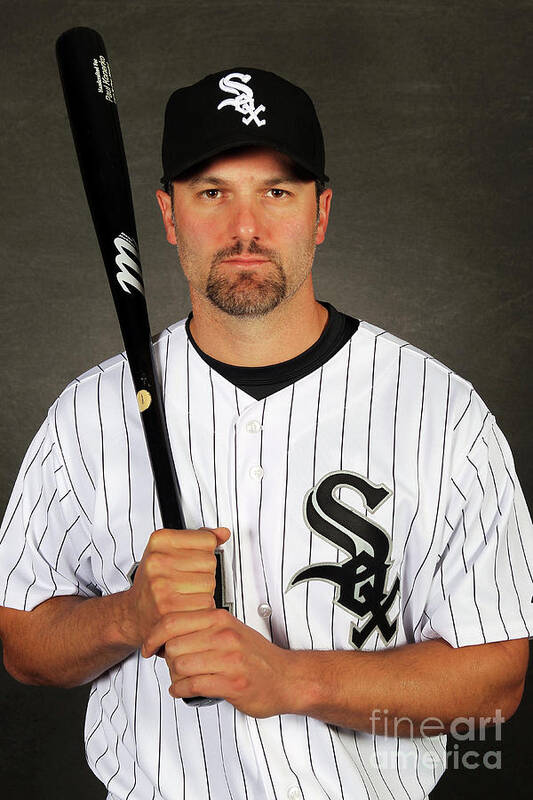 Media Day Art Print featuring the photograph Paul Konerko by Jamie Squire