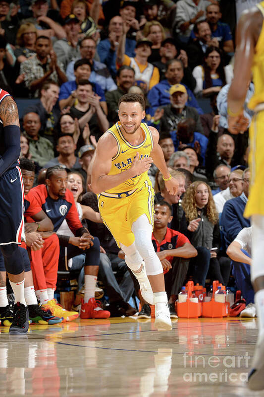 Stephen Curry Art Print featuring the photograph Stephen Curry #45 by Noah Graham