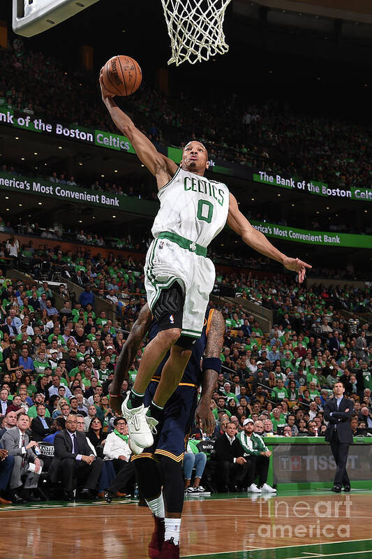 Playoffs Art Print featuring the photograph Avery Bradley by Brian Babineau