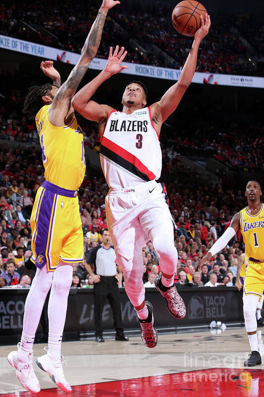 Cj Mccollum Art Print featuring the photograph C.j. Mccollum #5 by Sam Forencich