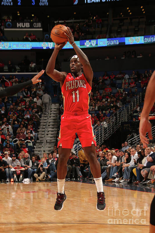 Smoothie King Center Art Print featuring the photograph Jrue Holiday by Layne Murdoch Jr.