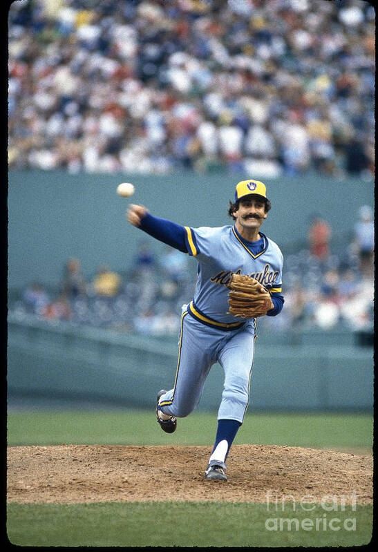 1980-1989 Art Print featuring the photograph Rollie Fingers by Rich Pilling