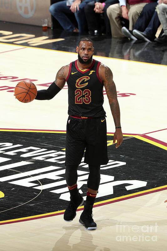 Playoffs Art Print featuring the photograph Lebron James by Nathaniel S. Butler