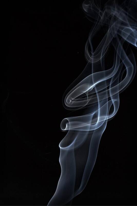 Smoke Art Print featuring the photograph Beauty in smoke #6 by Martin Smith