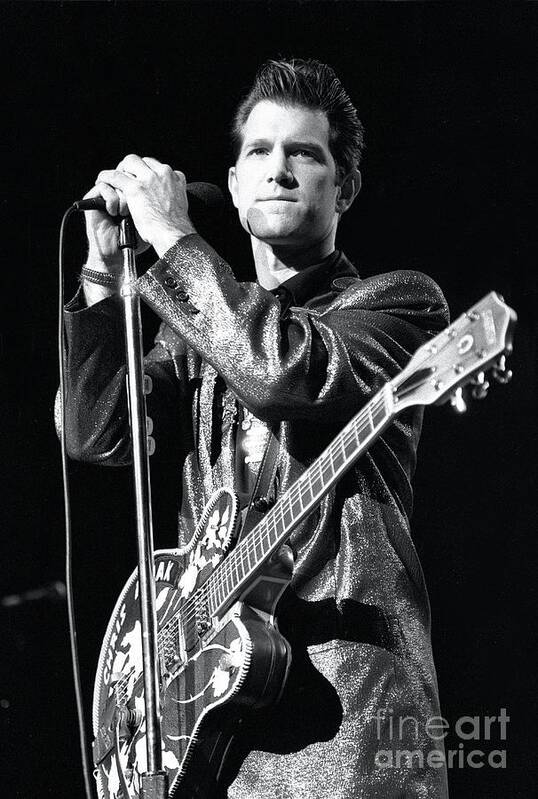 Singer Art Print featuring the photograph Chris Isaak #10 by Concert Photos