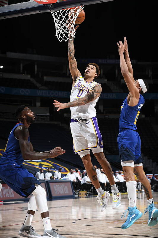 Kyle Kuzma Art Print featuring the photograph Kyle Kuzma #6 by Garrett Ellwood