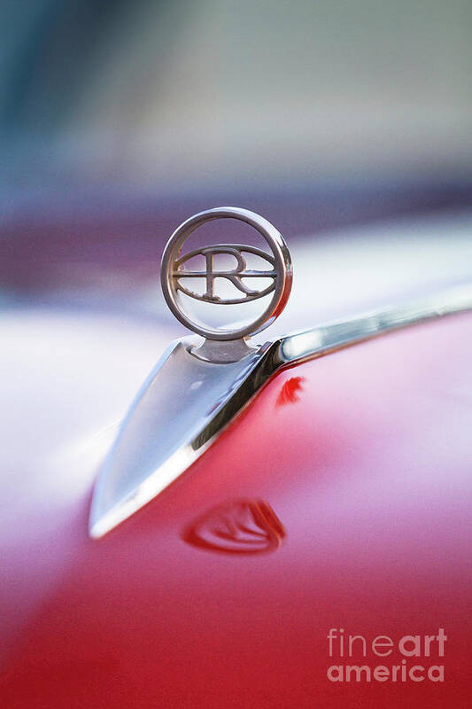 Buick Art Print featuring the photograph '65 Riviera Hood Ornament #65 by Dennis Hedberg