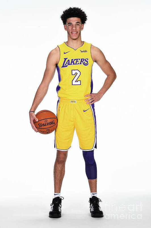 Media Day Art Print featuring the photograph Lonzo Ball by Andrew D. Bernstein