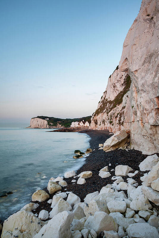 Dover Art Print featuring the photograph Sunrise at the White Cliffs of Dover #7 by Ian Middleton