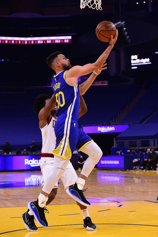 Stephen Curry Art Print featuring the photograph Stephen Curry #77 by Noah Graham