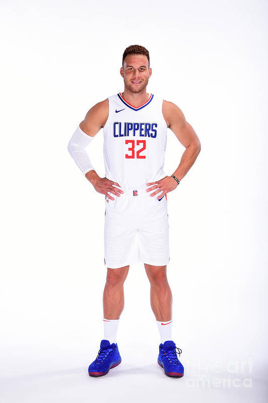 Media Day Art Print featuring the photograph Blake Griffin #8 by Juan Ocampo