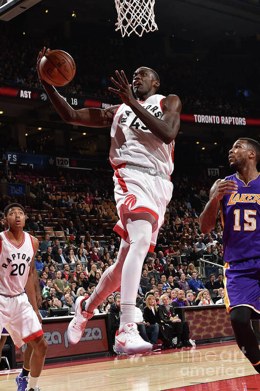 Pascal Siakam Art Print featuring the photograph Pascal Siakam #8 by Ron Turenne